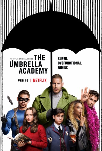 Академия «Амбрелла» (2019) - мрачный безбашенный фантастический сериал по комиксам: супер-герои, путешествия во времени