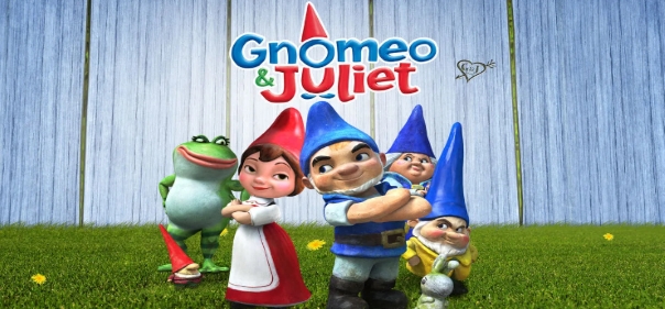 Список лучших комедийных мультипликационных мелодрам: Гномео и Джульетта (2011)