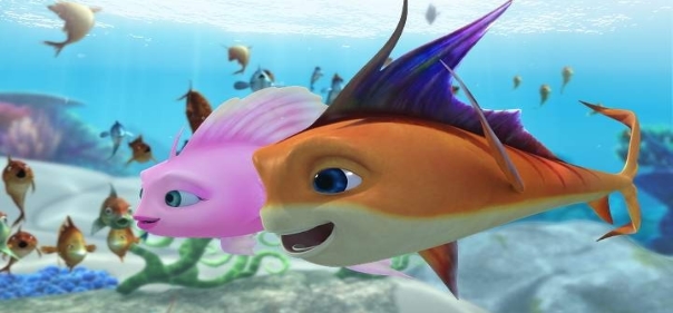 Список лучших мультфильмов про жителей подводного мира: Наживка для акулы: Не очень страшное кино (2006)