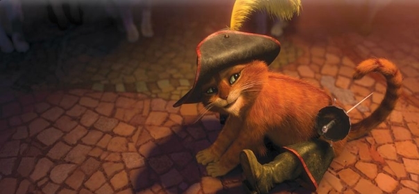 Список лучших мультфильмов про антропоморфных котов: Кот в сапогах (2011)