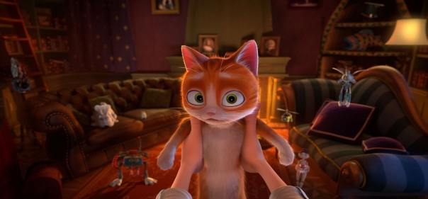Список лучших мультфильмов про котов: Кот Гром и заколдованный дом (2013)
