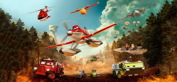 Список лучших мультфильмов 2014 года: Самолеты: Огонь и вода (2014)