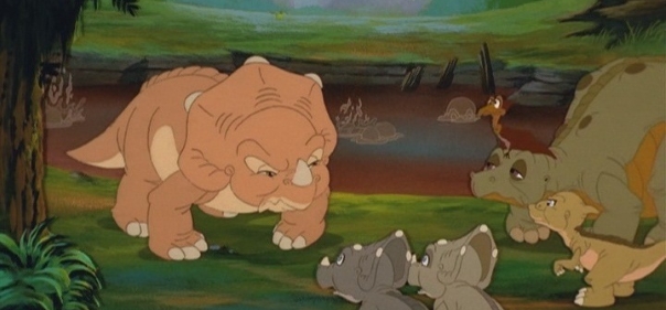 Милые мультфильмы, которые мы любили смотреть в 90-ых: Земля до начала времен 6: Тайна Скалы Динозавров (видео, 1998)