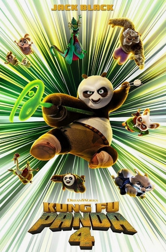 Кунг-фу Панда 4 (2024, США, Китай) - чудаковатый мультипликационный фильм фэнтези: антропоморфная панда-мастер боевых искусств